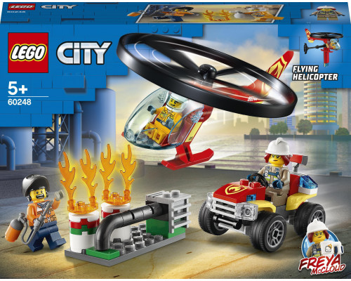 LEGO City Helikopter strażacki leci na ratunek (60248)