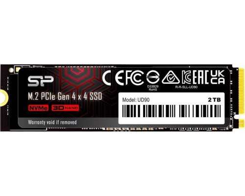 SSD  SSD Silicon Power SSD UD90 2TB PCIe M.2 2280 NVMe Gen 4x4 5000/4800 MB/s