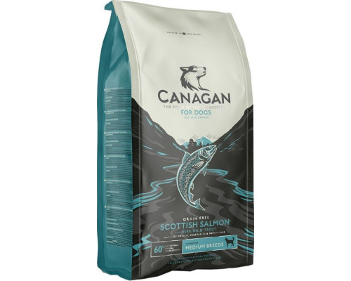 Canagan Scottish salmon for dogs races medium and large 2 kg