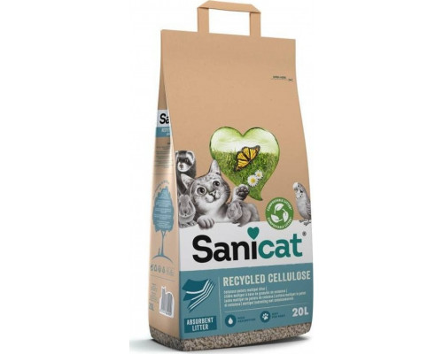 Sanicat Recycled Celulose, litter, universal, celuzola, 20 L, compostable