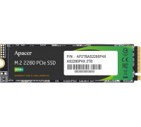SSD  SSD Apacer SSD Apacer AS2280P4X 2TB M.2 PCIe NVMe Gen3 x4 2280 (2100/1700 MB/s)