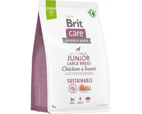 Brit Brit Care Dog Sustainable Junior Chicken Insect 3kg
