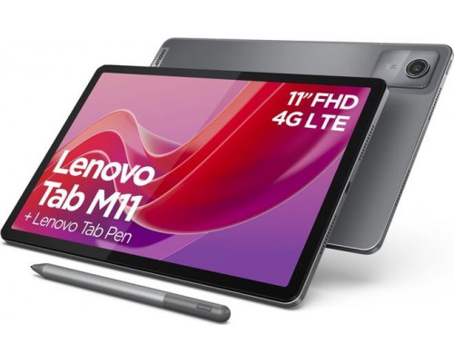 Lenovo Tab M11 11" 128 GB 4G LTE Szare (ZADB0034SE)