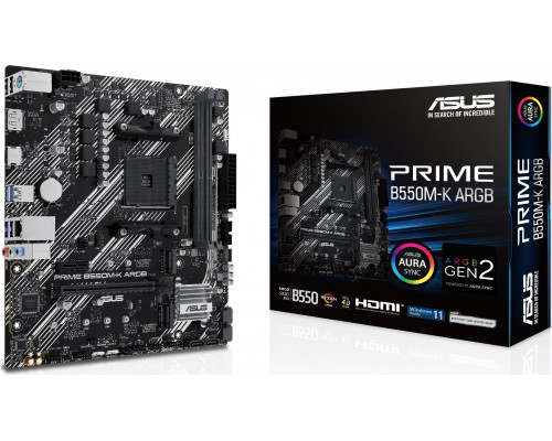 AMD B550 Asus B550M-K ARGB