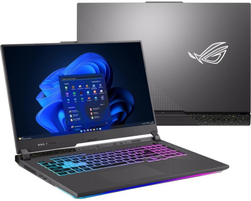 Laptop Asus Notebook Asus ROG Strix G17 G713PV-HX050W 17,3"FHD/Ryzen 9 7845HX/16GB/SSD512GB/RTX4060-8GB/W11 Grey