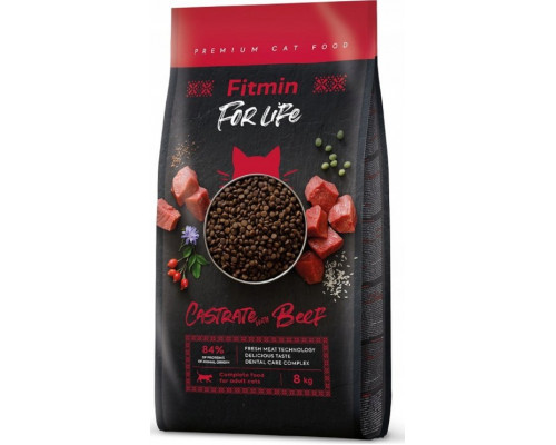 Fitmin  Cat For Life Castrate Beef 8kg