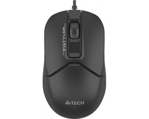 A4Tech A4tech FSTYLER optická kancelářská myš, USB-C+USB-A, černá