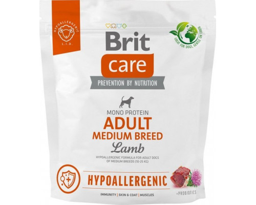 Brit BRIT CARE Dog Hypoallergenic Adult Medium Breed Lamb 1kg
