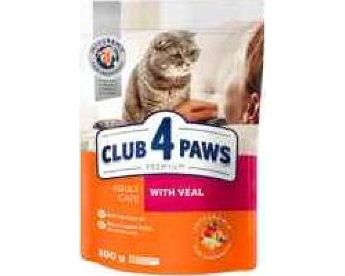 Club 4 Paws CAT 300g VEAL EX /15