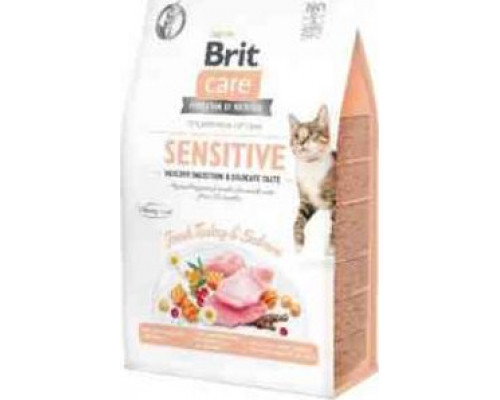 VAFO PRAHS Brit Care Cat Sensitive 7kg Healthy Digestion & Delicate Taste Gf